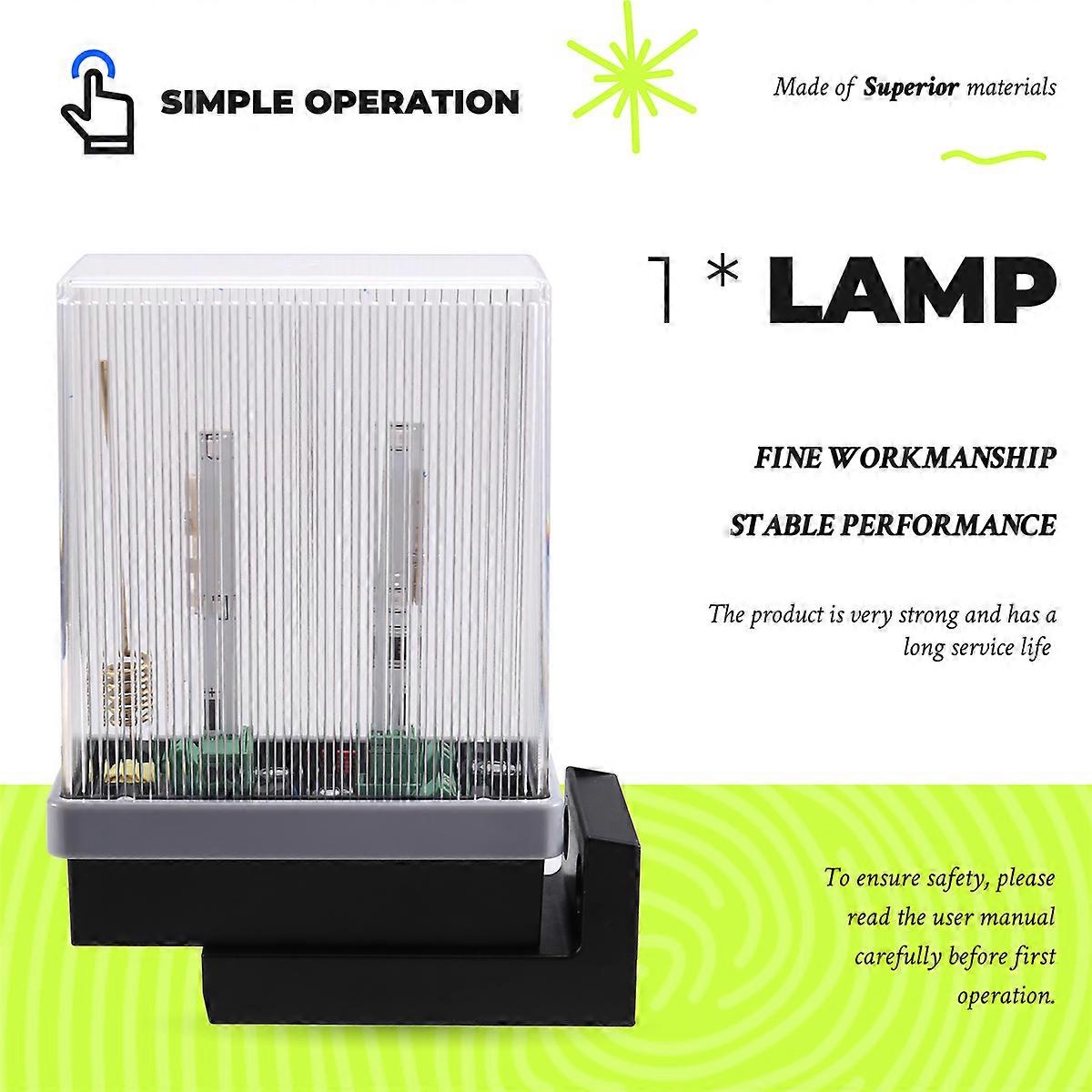 12V-265V AC DC Gate Door Flash Light Security Protection Led Flash Blinking Warning Light Strobe War