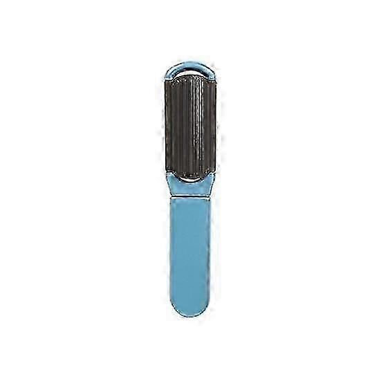 Portable Folding Hair Brush with Mirror Soft Bristles Scalp Massage Portable Anti-static