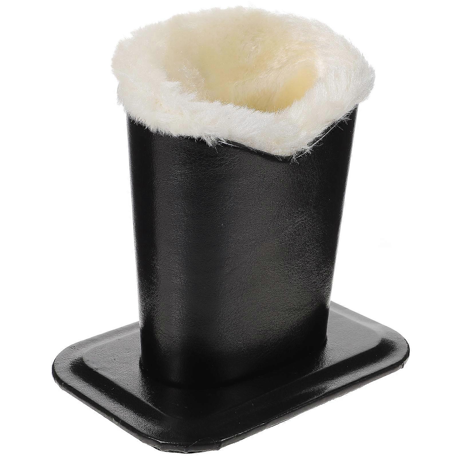 Plush Eyeglasses Rack Black for Desktop Storage 2Pcs Set
