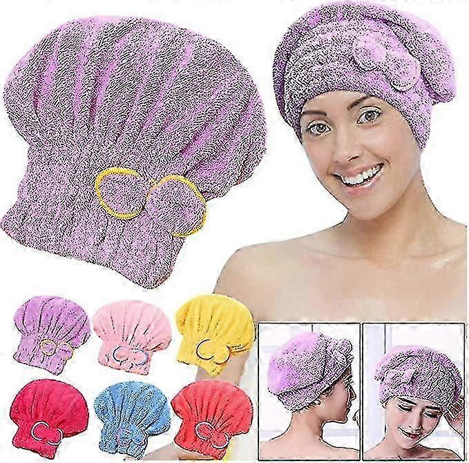 Haartrockner Kappe Bad Wrap Damen Hut