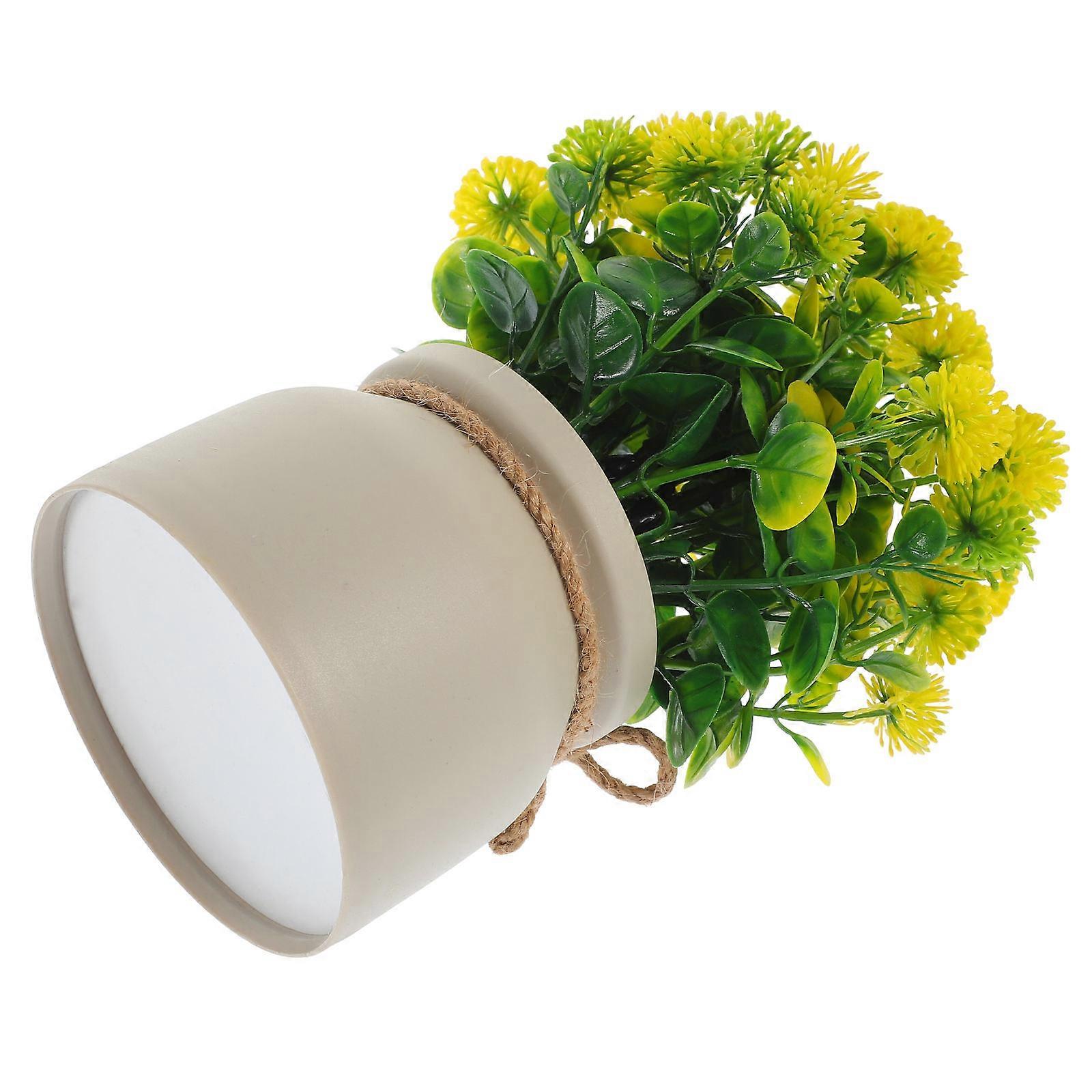 Artificial Plant in Pot Small Potted Plants Artificial for Decor 3Pcs