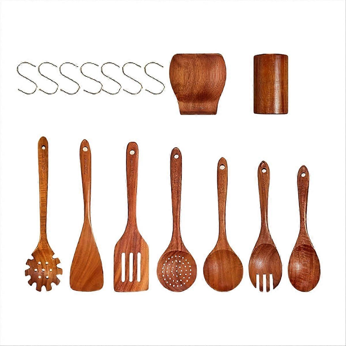 Kitchenware Set Wooden Spoon Kitchen Tool for Non-Stick Pan