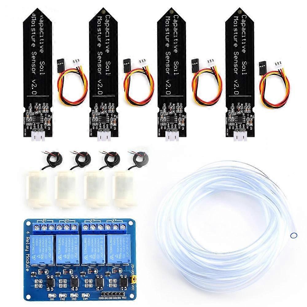 DIY 4-Way Relay Automatic Garden Watering Kit