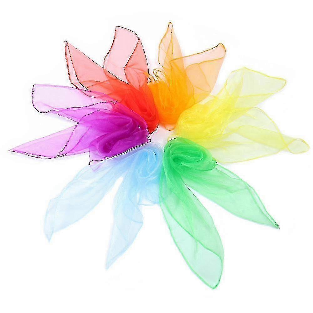 Tanssihuivisetti lapsille - 6 kpl/setti Jongleeraus-, Neliö-, Rytmibändi- ja Temppu- ja Liikehuivit lapsille