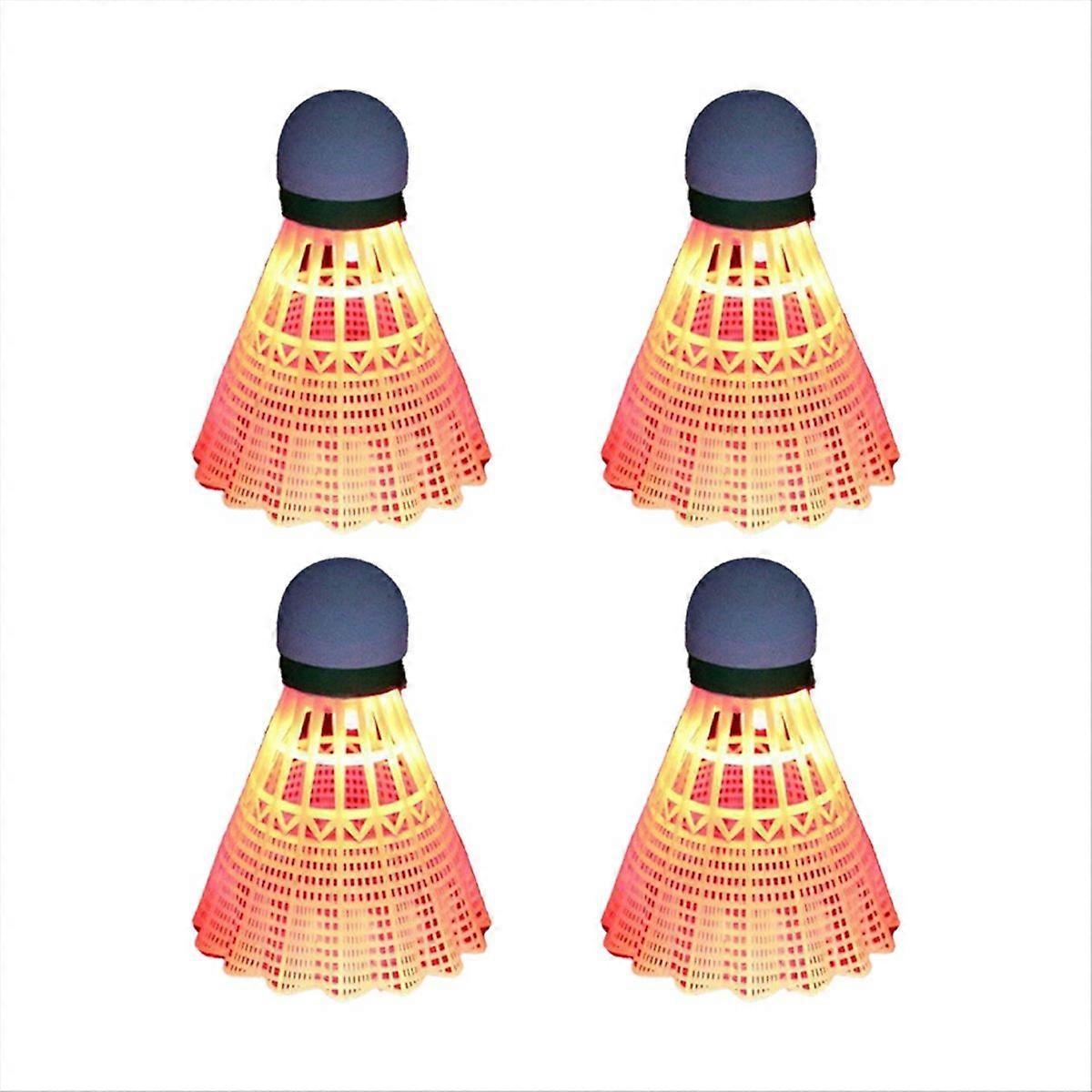 Light-Up Shuttlecocks Badminton Set Red
