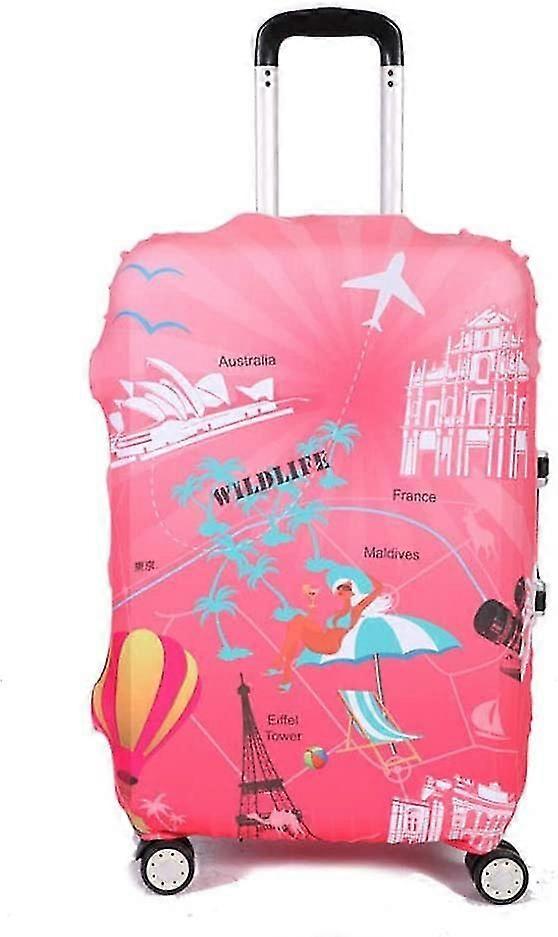 Ελαστική ταξιδιωτική αποσκευή καλύπτει βαλίτσα ταξιδιού Προστατευτικό κάλυμμα για θήκη πορτ-μπαγκάζ ισχύει για κάλυψη βαλίτσας 19''-32''