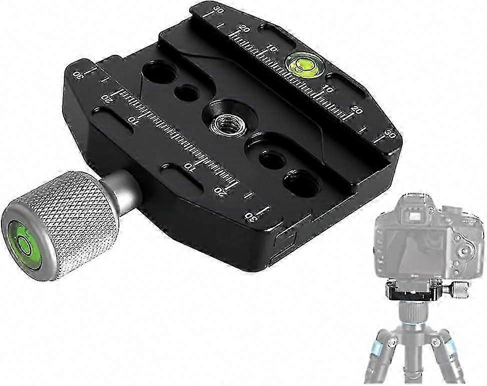Arca Swiss QR-70N 3/8" Quick Release Plate with Levels for Tripod Monopod Ball Head Camera Clamp SZRH