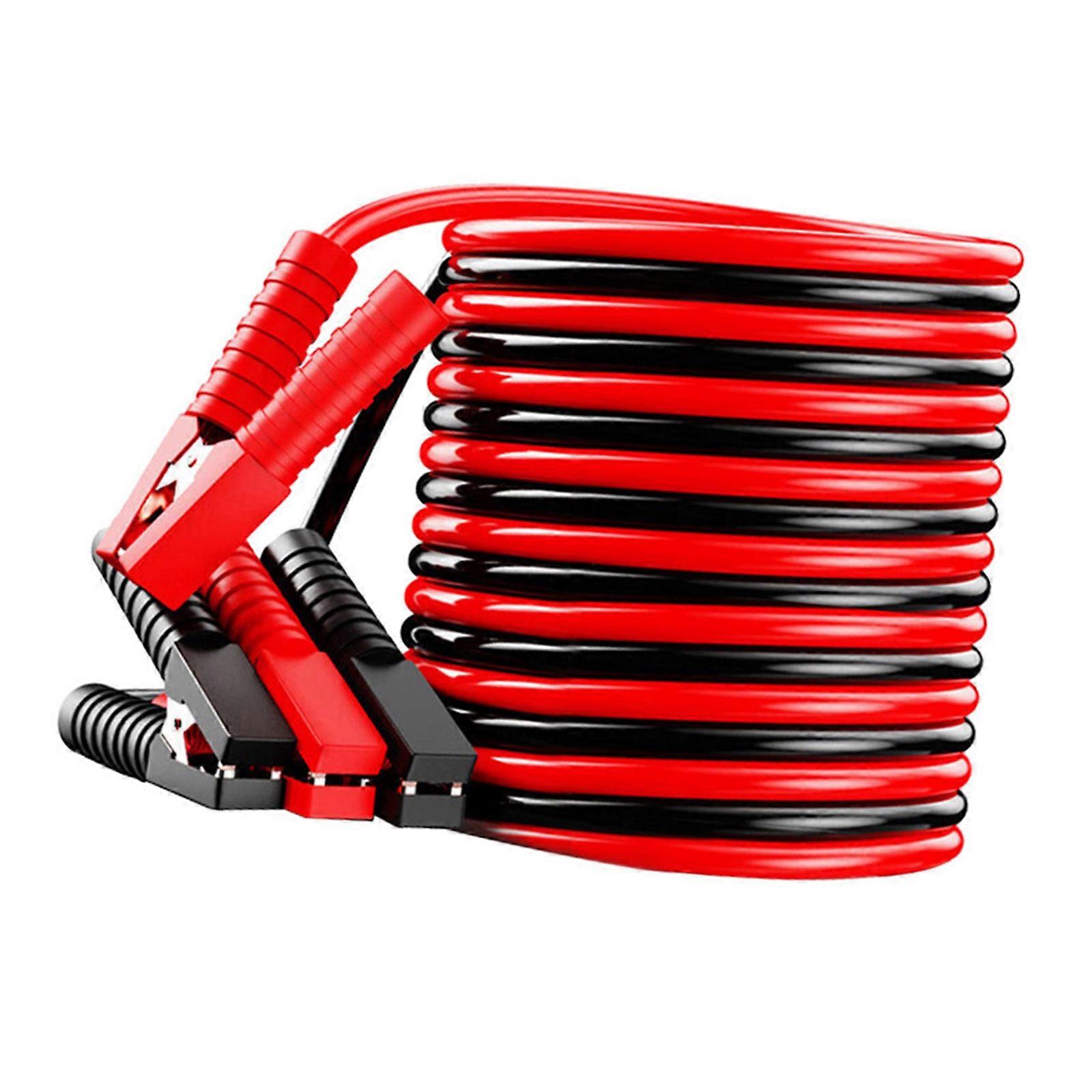 Car Battery Boosters Cable Sturdy Clamps and Adjustable Length Option Jump Starter Cable for Various Vehicle Types Multicolor
