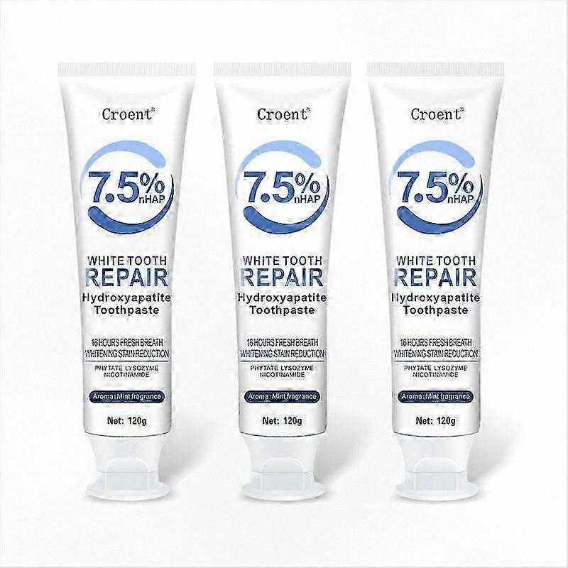 Hydroxyapatite Toothpaste for Sensitive Teeth, Enamel Protection, Fluoride-Free Daily Care Solution