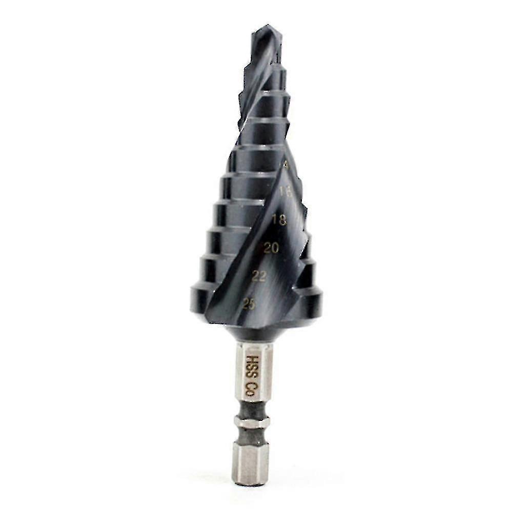 6-25mm Hss Nitron Coated M35 Cobalt Step Bit High Speed Steel Spiral A