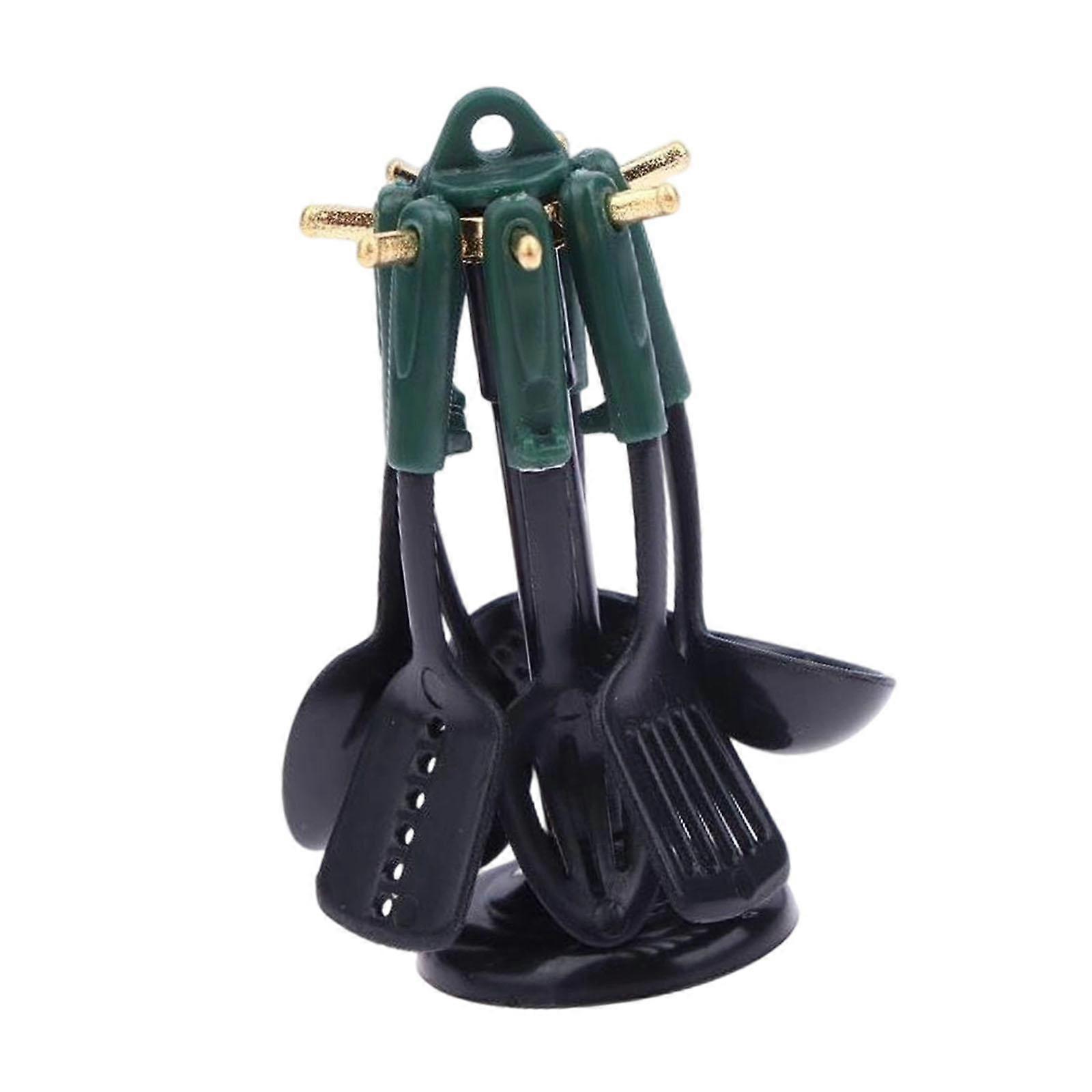 7Pcs Dollhouse Kitchen Utensils Kitchen Tools Kit Cookware Kitchenware for Model