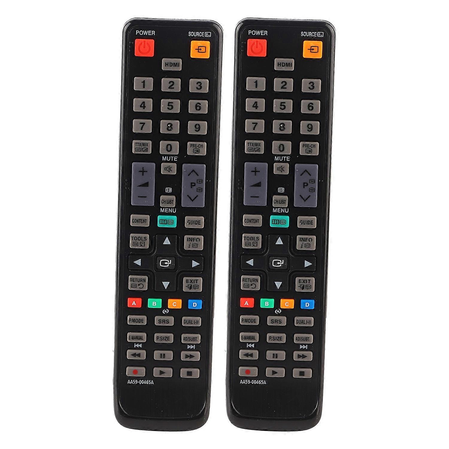 2pcs Universal TV Remote Control for Samsung AA59-00465A TV Remote Control Replacement