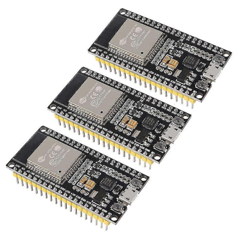 3pcs Esp - wroom - 32 Esp32 2 - in - 1 2.4ghz Wifi + Bluetooth Microcontroller Processor