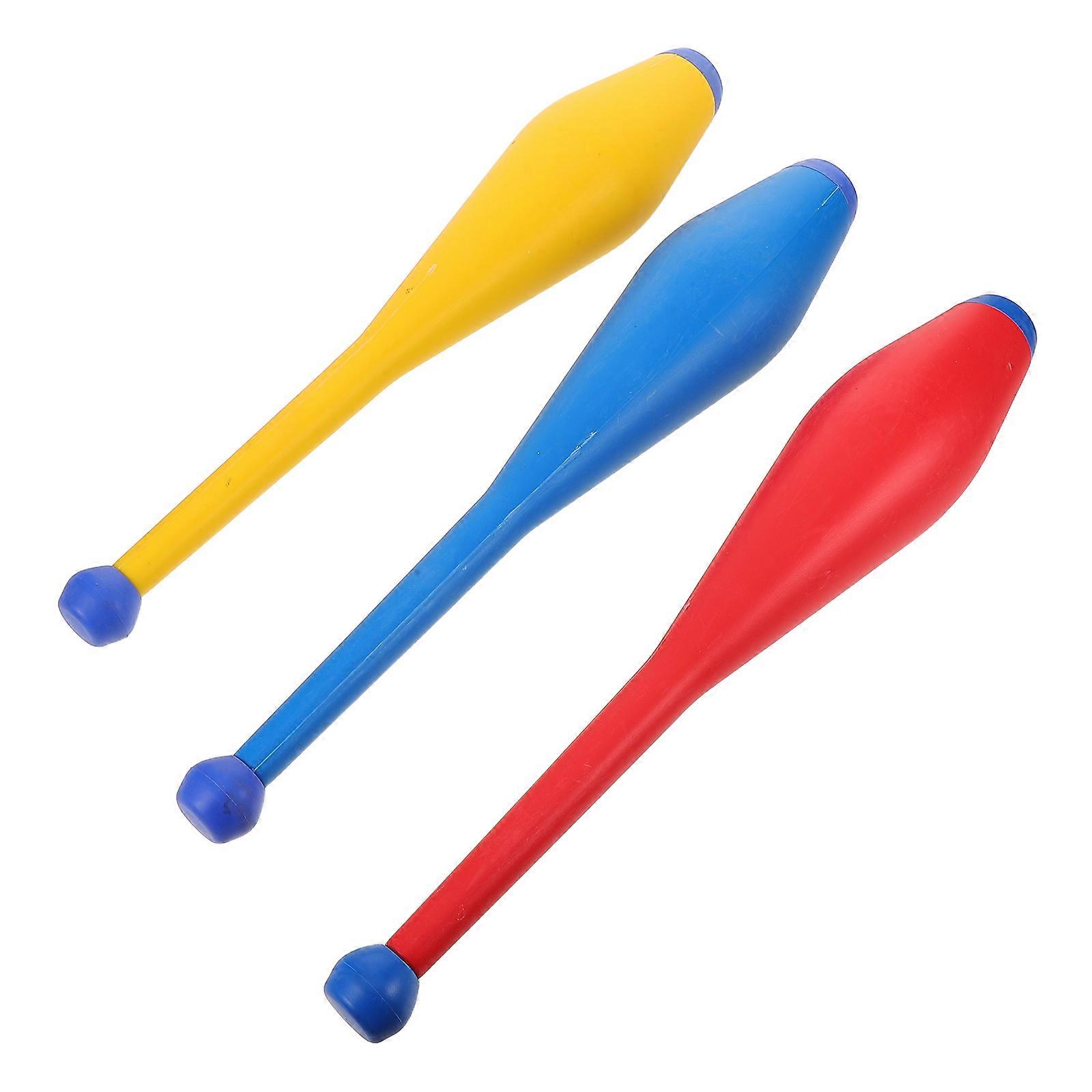 Plastic Juggling Sticks for Circus Performance Professional 3Pcs Set