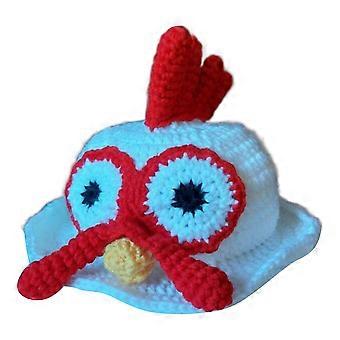 Chapéu de crochê engraçado para adultos em formato de peru, chapéu de Ação de Graças, acessório de cabeça exclusivo para mulheres e homens, presente para festa de Halloween, aniversário, chapéu multicolorido