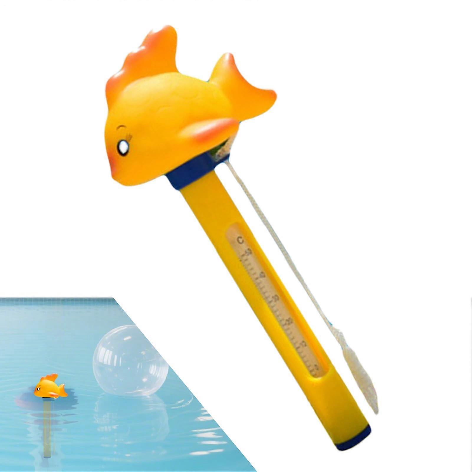 Floating Pool Thermometer Easy Read with String for Hot Tubs Spa Bathtub Fish Ponds Lake