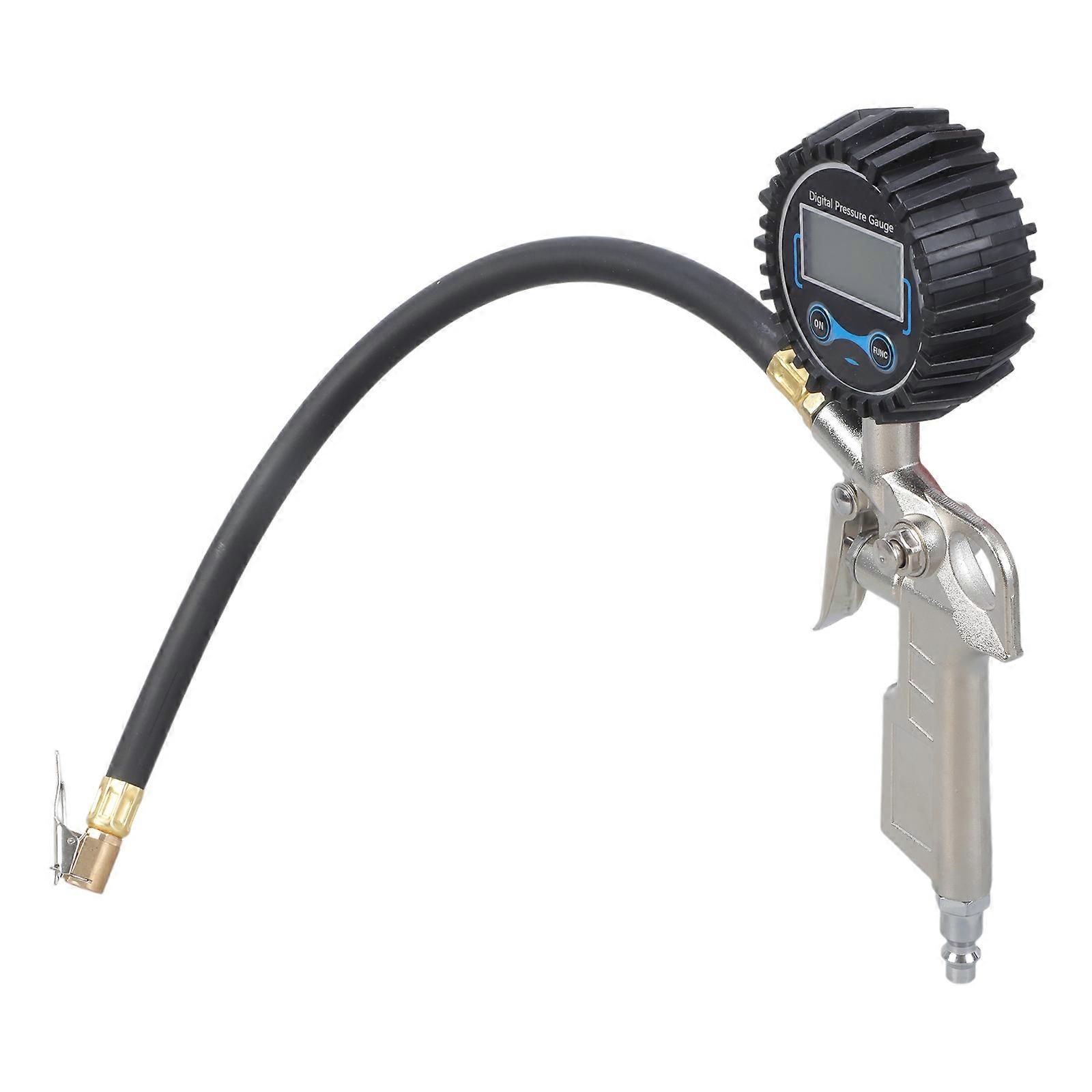 Multifunktions-Digital-Autoreifen-Luftdruck-Inflator-Anzeige LCD-Display LED-Fahrzeugtester Inflationsüberwachungswerkzeug Schwarz