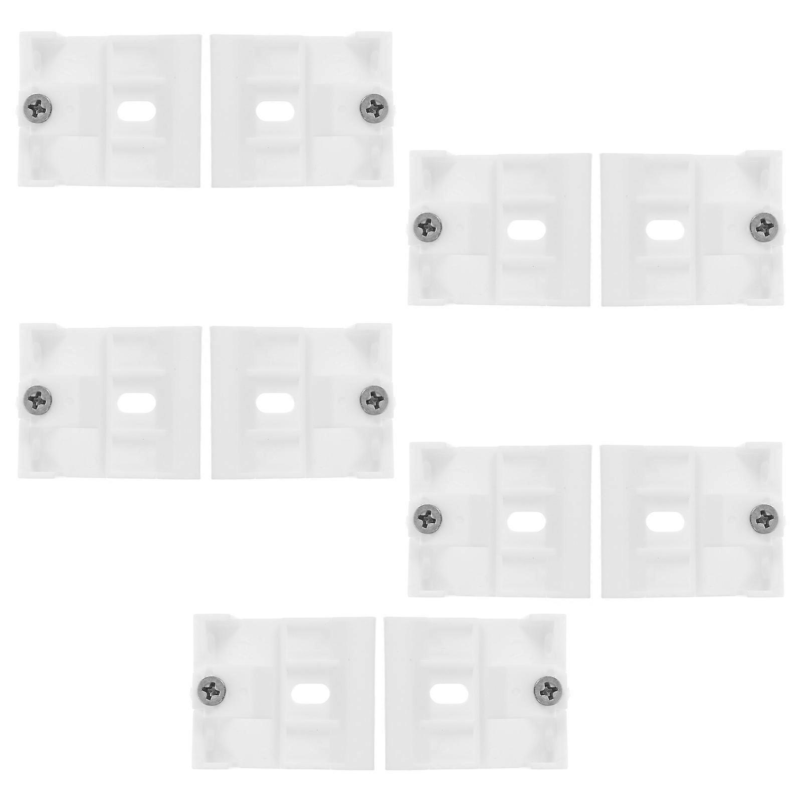 Mount Bracket Holder for Curtain Made of Plastic with 10Pcs Support
