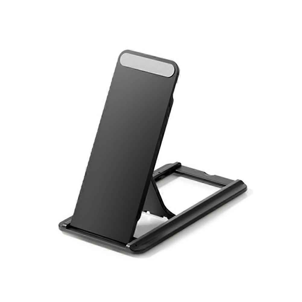 Universal Tablet Stand Foldable Storage Portable Sticky Tablet Bracket for Desktop E-Reader Bracket Tablet Holder Black