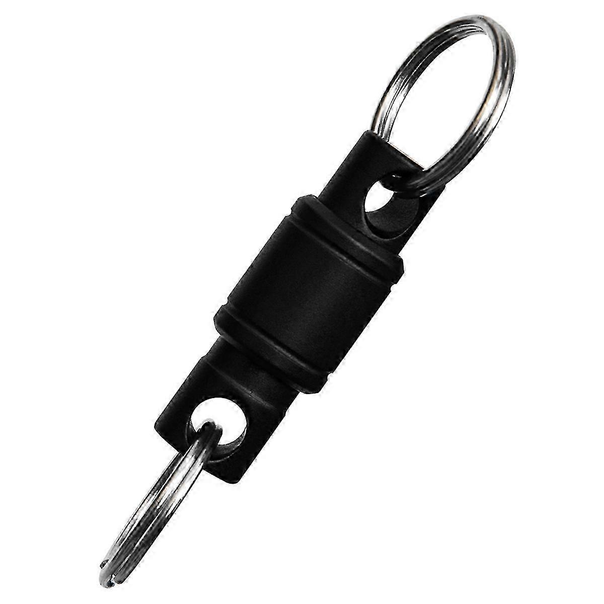 Alloy Two Way Key Ring Detachable Key Attachment Multifunctional Rust Black