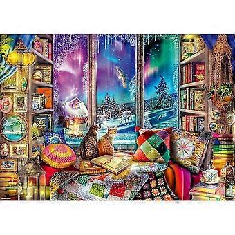 Puzzle Zimowy Kącik Czytelniczy (1000 elementów)