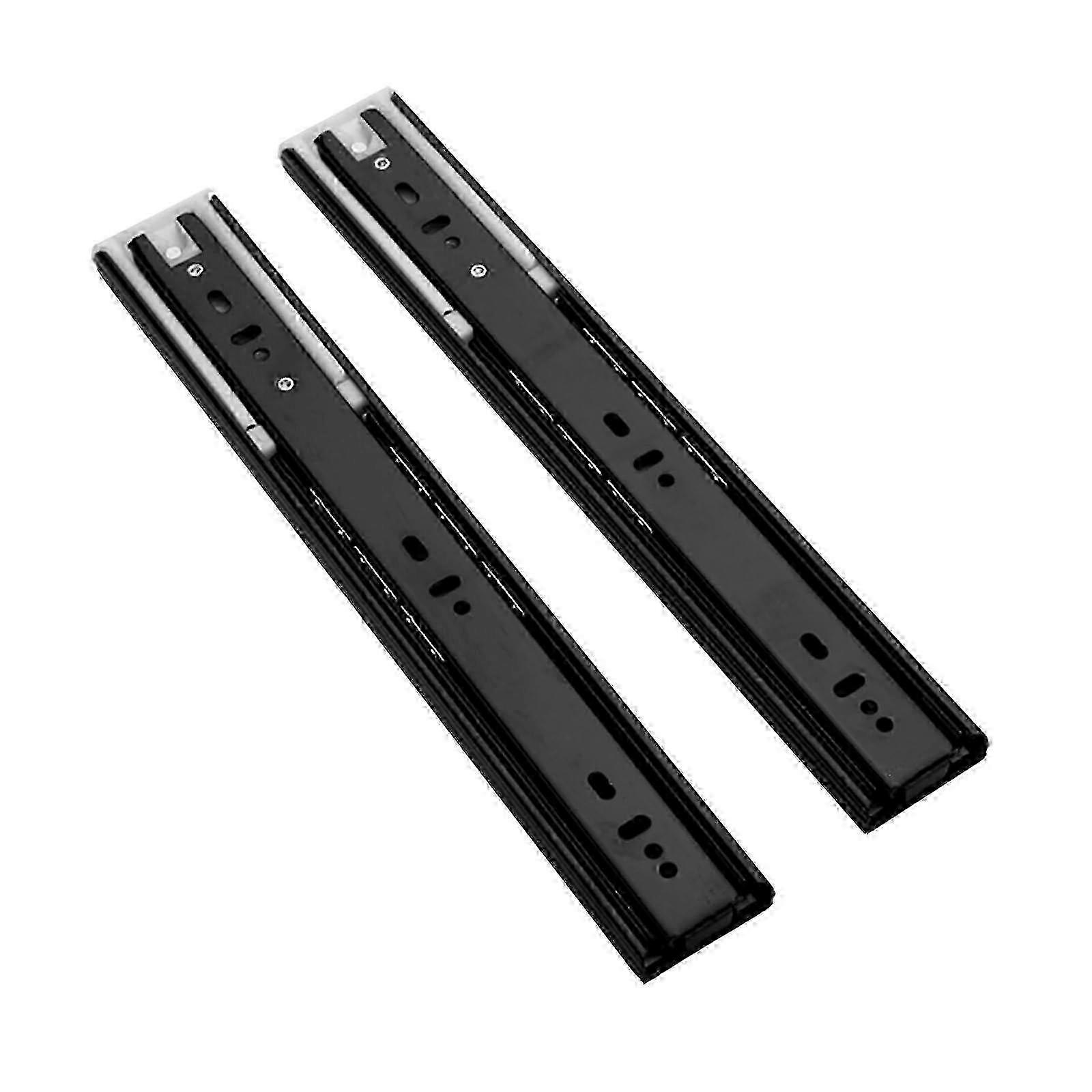 Drawer Slides, Soft-Close Drawer Slides, 1 Pair Full Extension for Kitchen Cabinets, Nightstands, Office Drawers (40cm, 30cm)