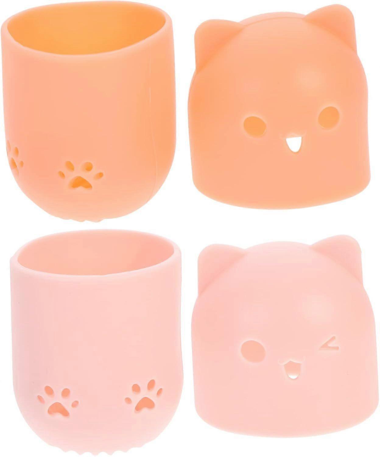 makeup egg storage container pieces, makeup sponge