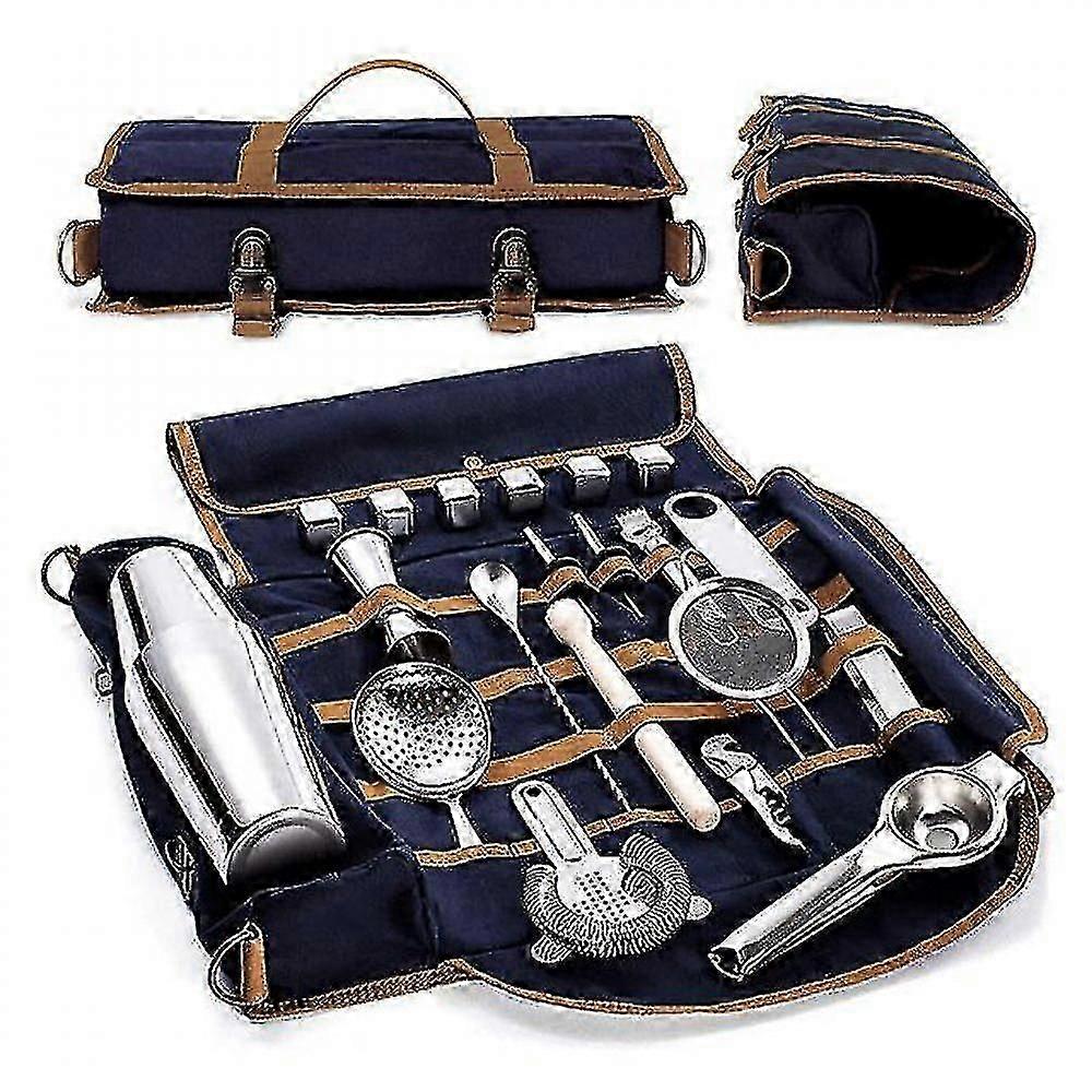 Professional Bartender Travel Bag Portable Bar Canvas Tool Bag Cocktail Shaker Wine Set Storage Bag Without Tools Rrc