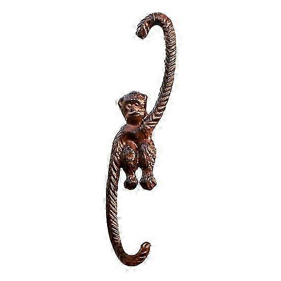 Plant Hooks for Wall Decor with Monkey Shape and Anti-Deform Iron Design
