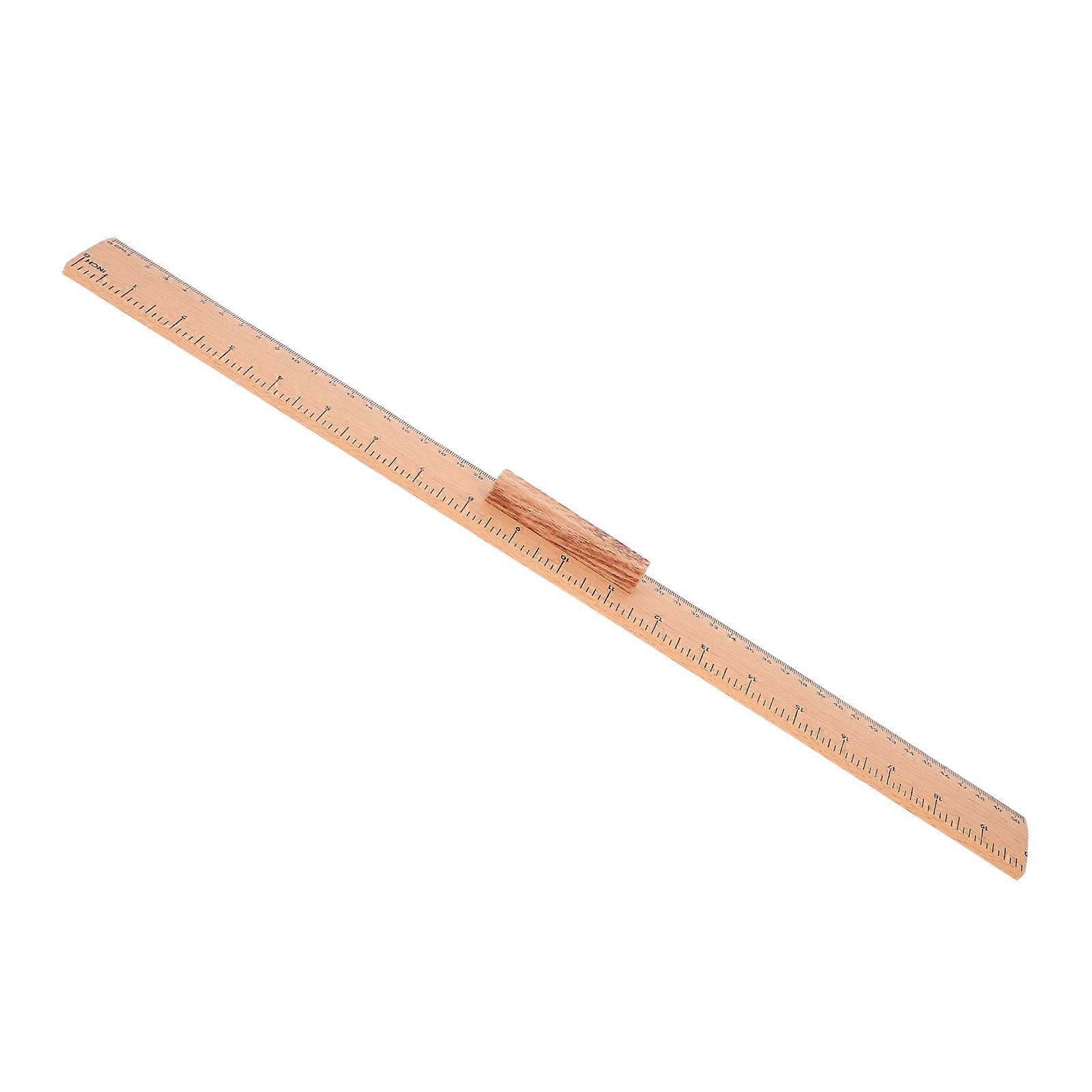 Wood Scale Ruler Sewing Measuring Tools for Measuring Use Fabric Cutting