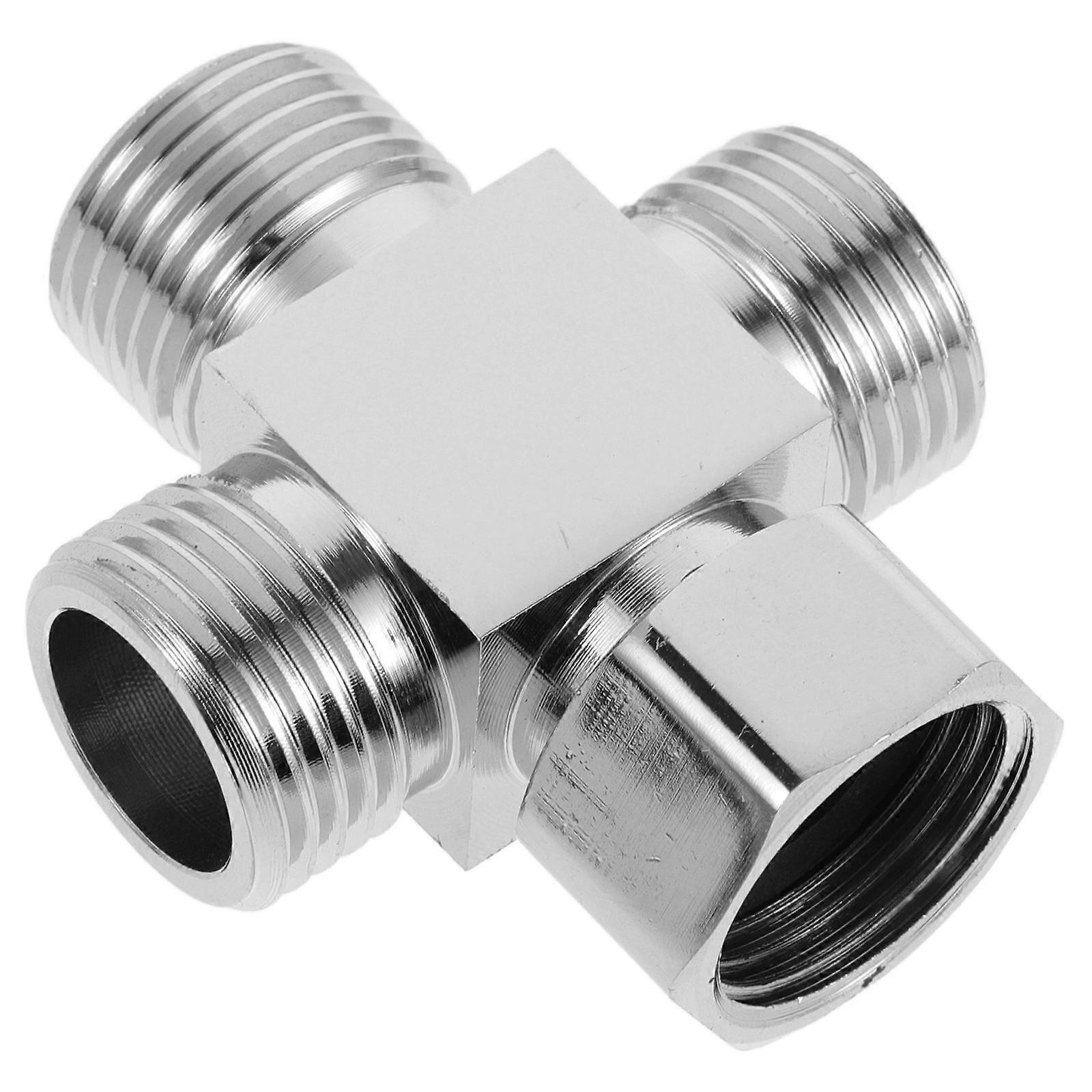 Hose Diverter Faucet Splitter Copper for Home Use 1Set