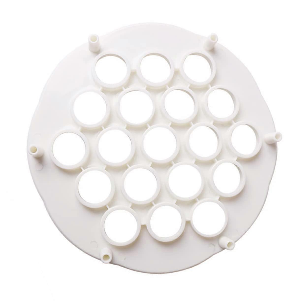 Multi Dumpling Maker 19 Holes Manual Dumpling Press and Cutter for Pierogi Ravioli Mold Set