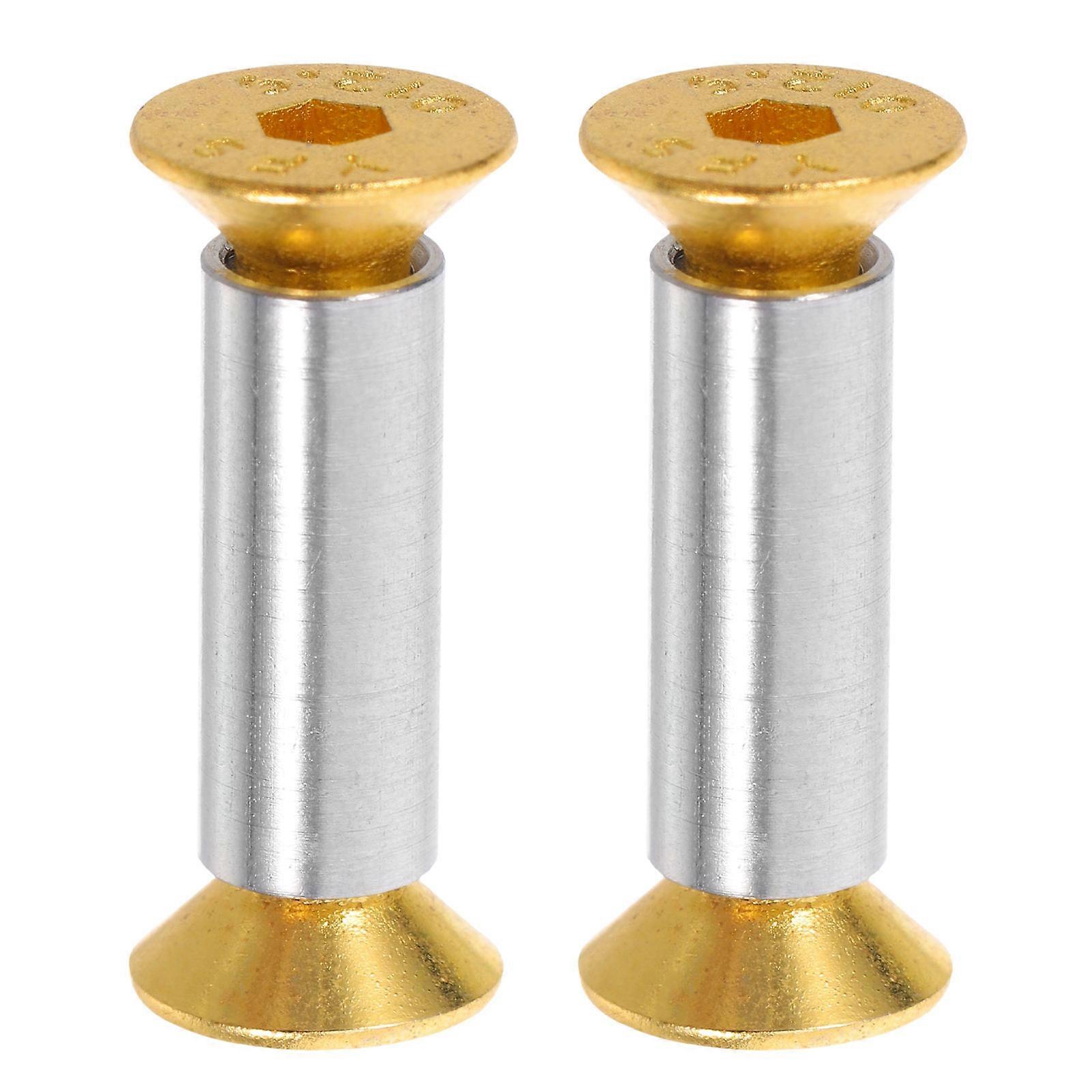 Brass Handle Rivets for Fastening Use 2Pcs Durable DIY Repair Fasteners