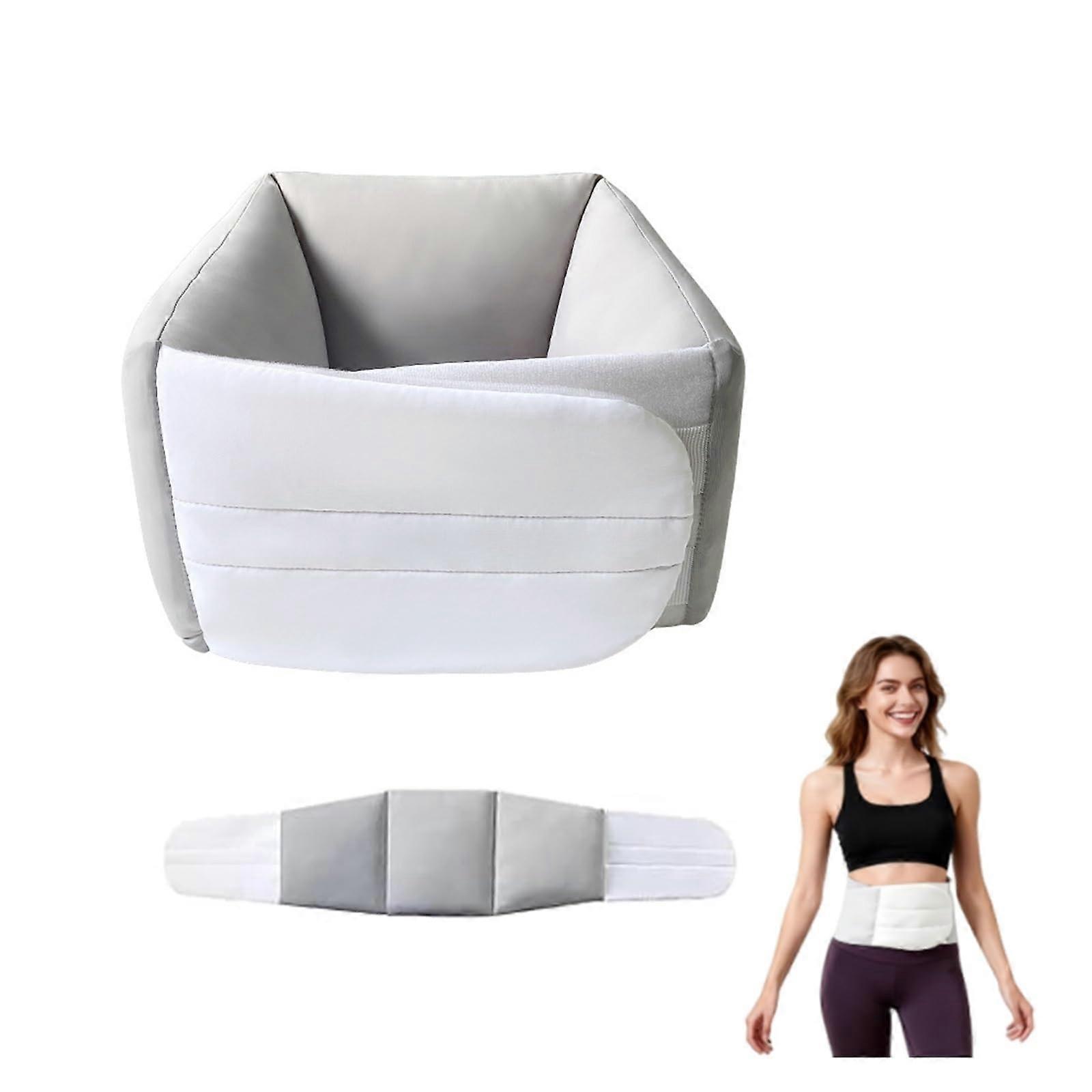 Lumbar Support Pillow for Sleeping with 360° Wraparound Lower Back Cushion, Ergonomic Spinal Alignment, Breathable SilkCotton Fabric