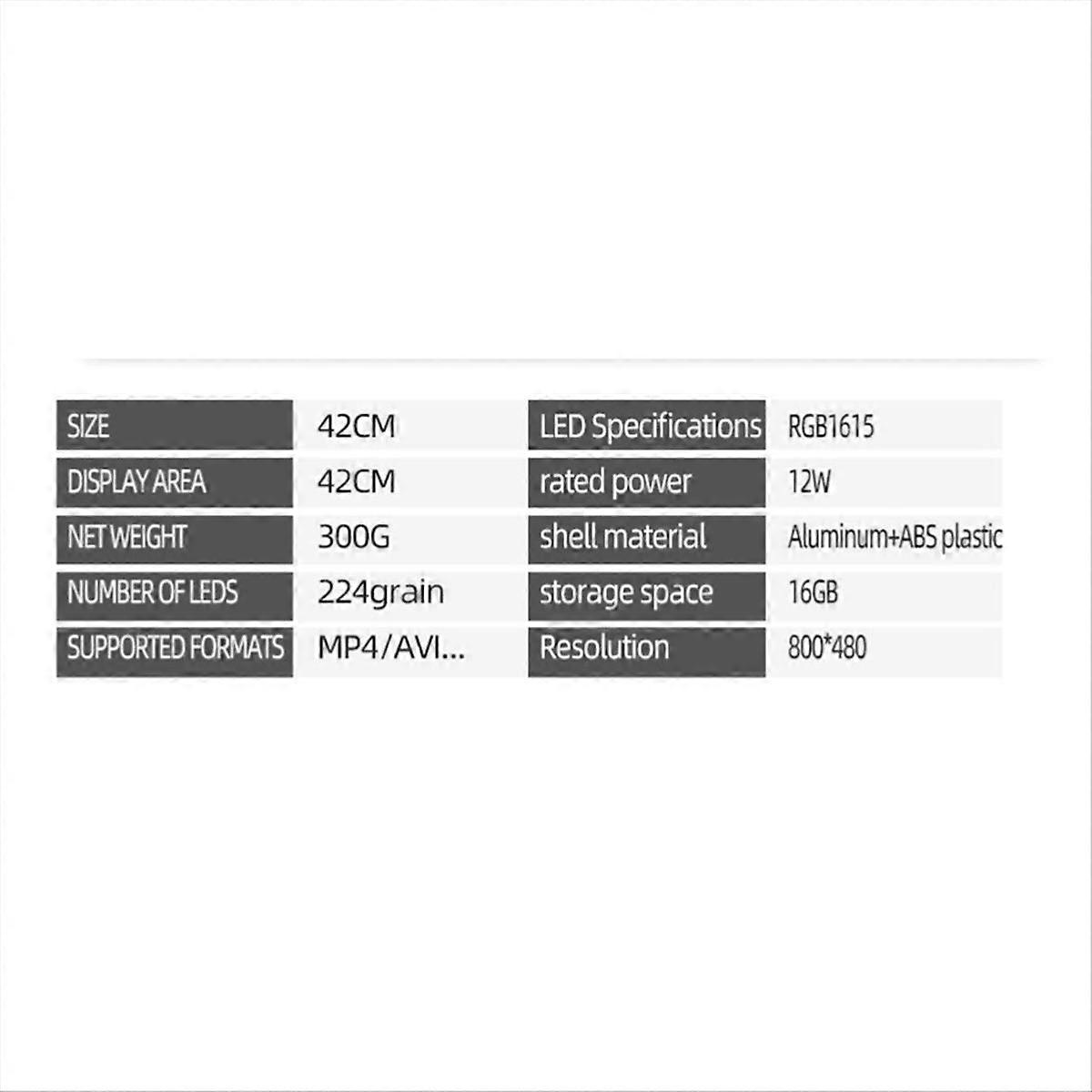 WIFI 3D Holographic Projector APP Control 224LED EU Plug