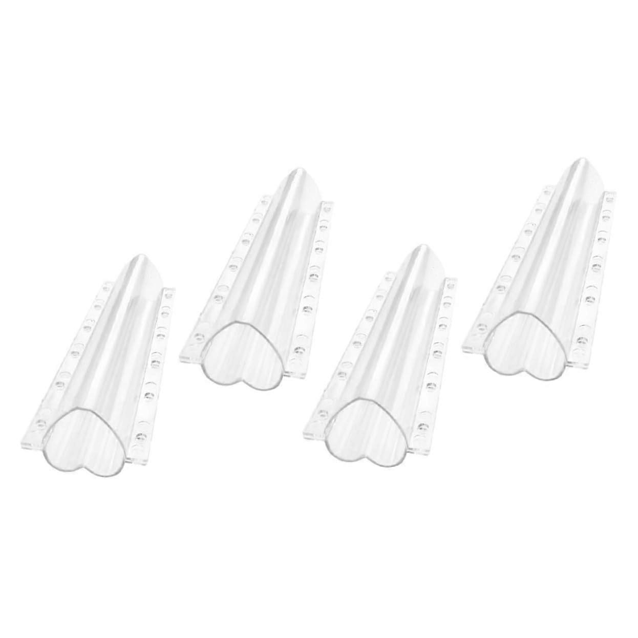4pcs Heart Shaped Cucumber Shaping Mold Kit for Fruits Reusable Vegetable Molds for Gardeners