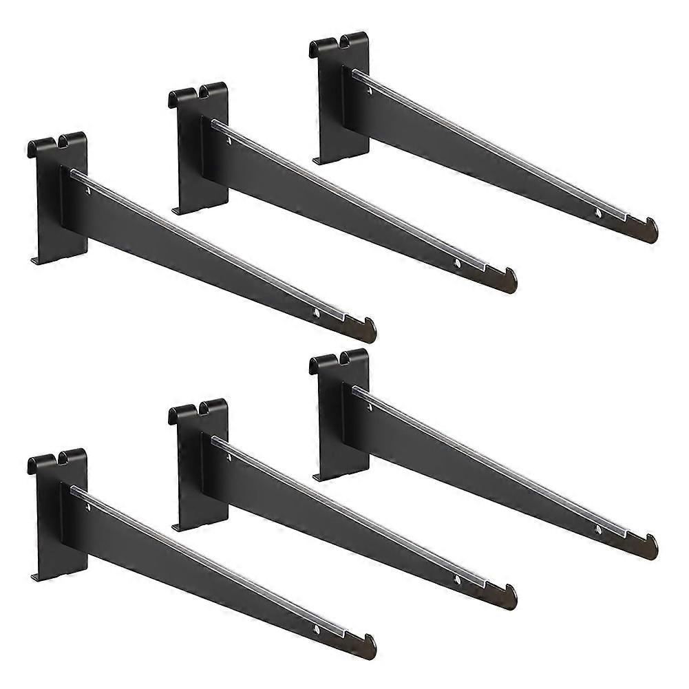 Gridwall Shelf Bracket with Lip, 12" Metal Gridwall Brackets Hooks Heavy Duty Shelf Bracket Gridwall Accessories