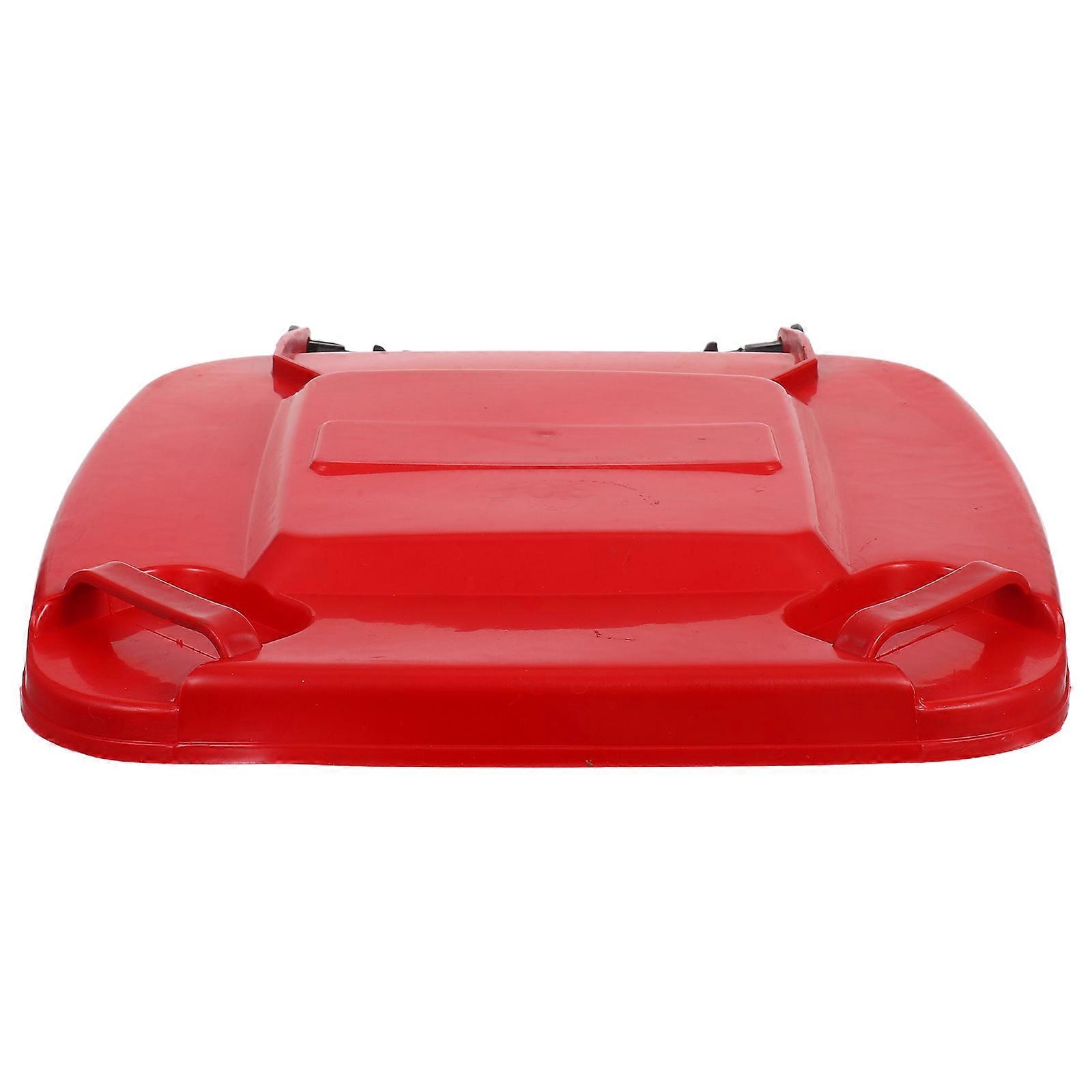 Trash Can Lids Heavy Duty Trash Can Lid for Outdoor Garbage Bin Red