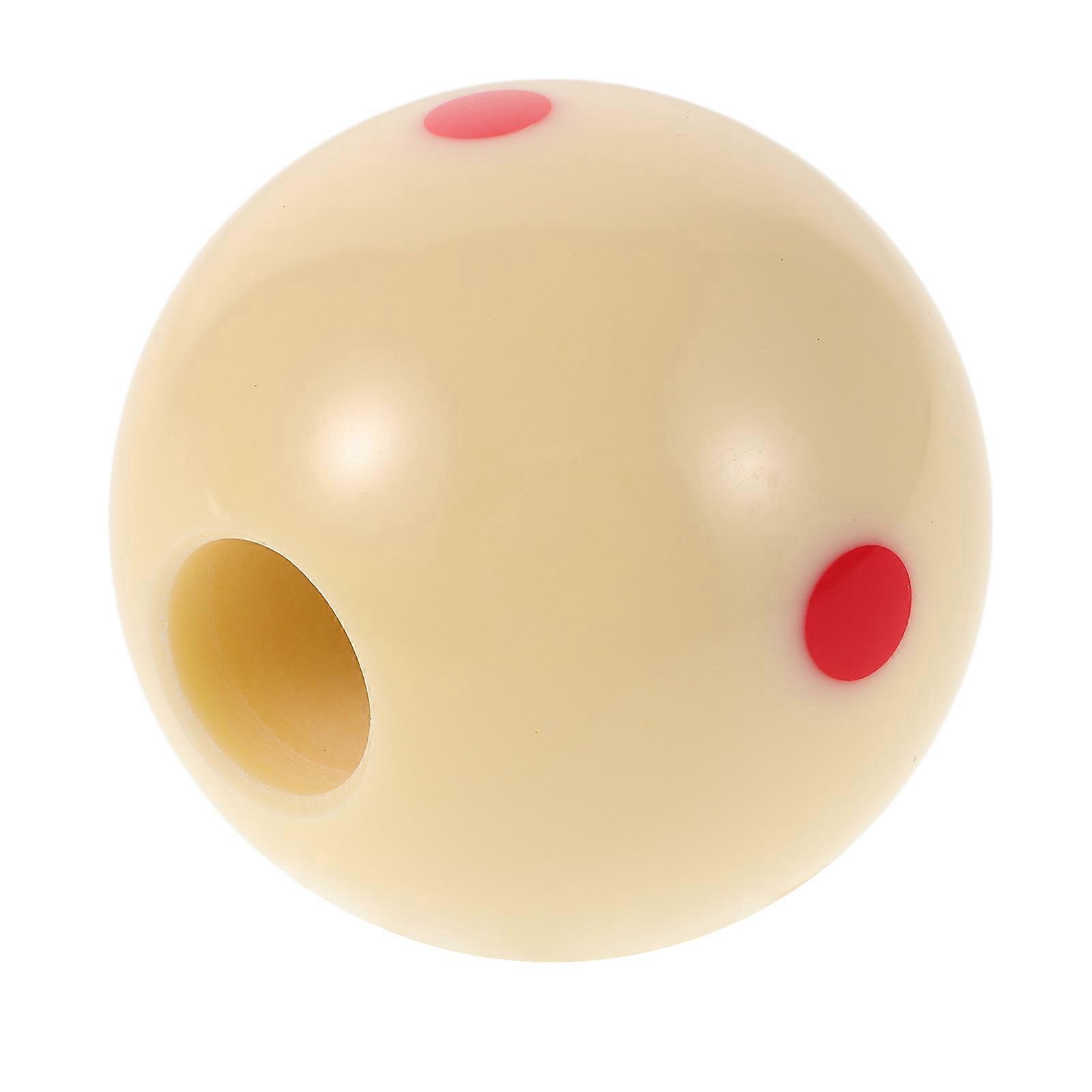 Billiard Training Ball for Cue Accuracy Improvement with Dots Pattern
