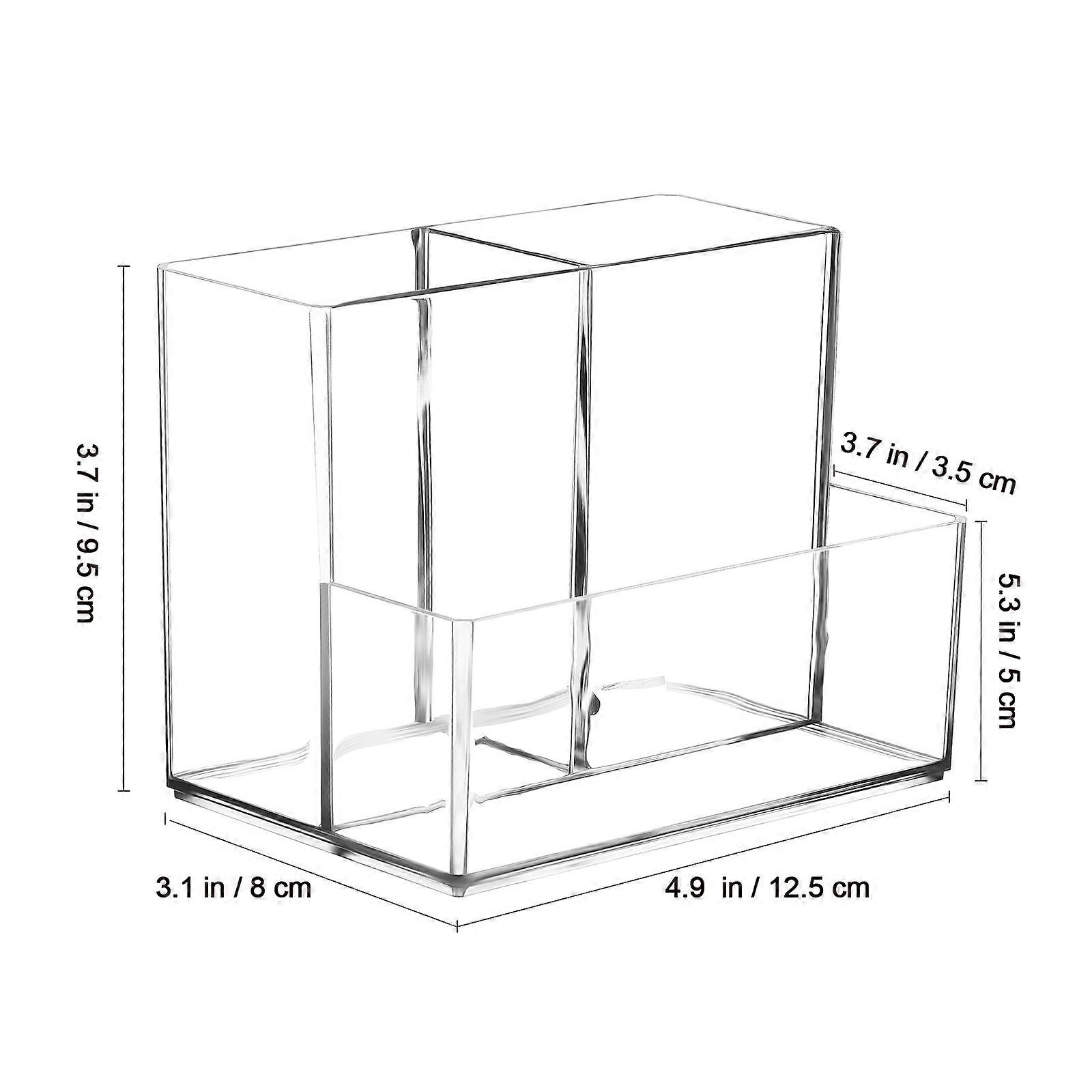 Makeup Brush Holder Transparent Makeup Organizer for Storage Acrylic