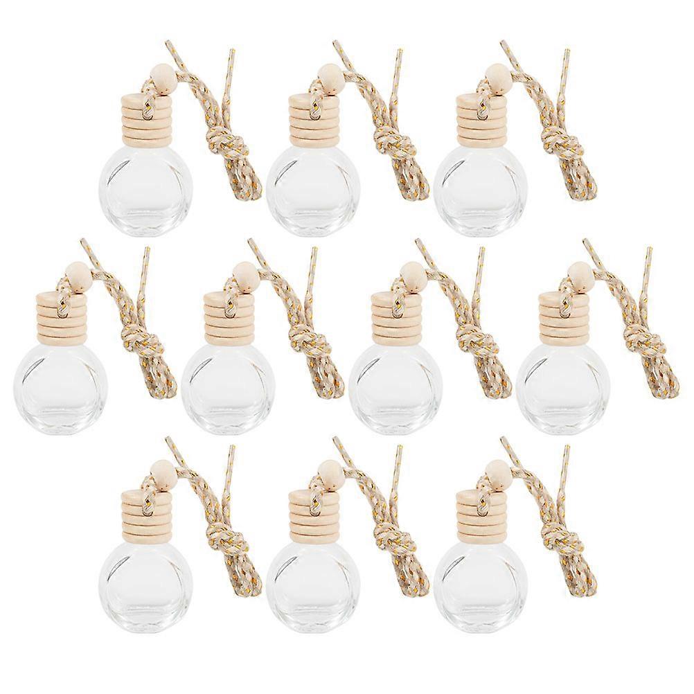 Car Hanging Aromatherapy Bottle for 10Pcs Freshener Diffuser Bottles