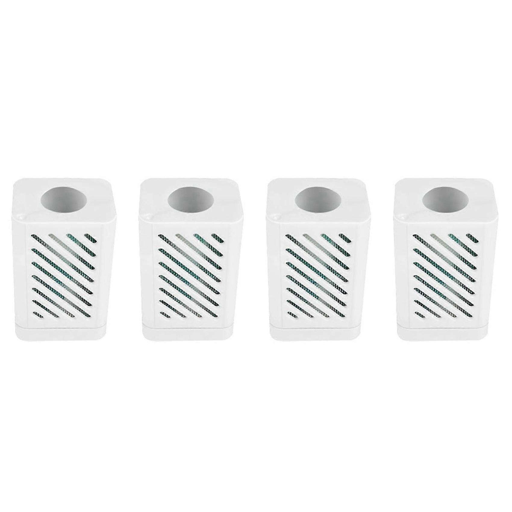 4X Silver Ion Bacteriostatic Module Mop Cloths for Dreame X10 S10 W10S S20 X20 Vacuum Cleaner Spare Parts White