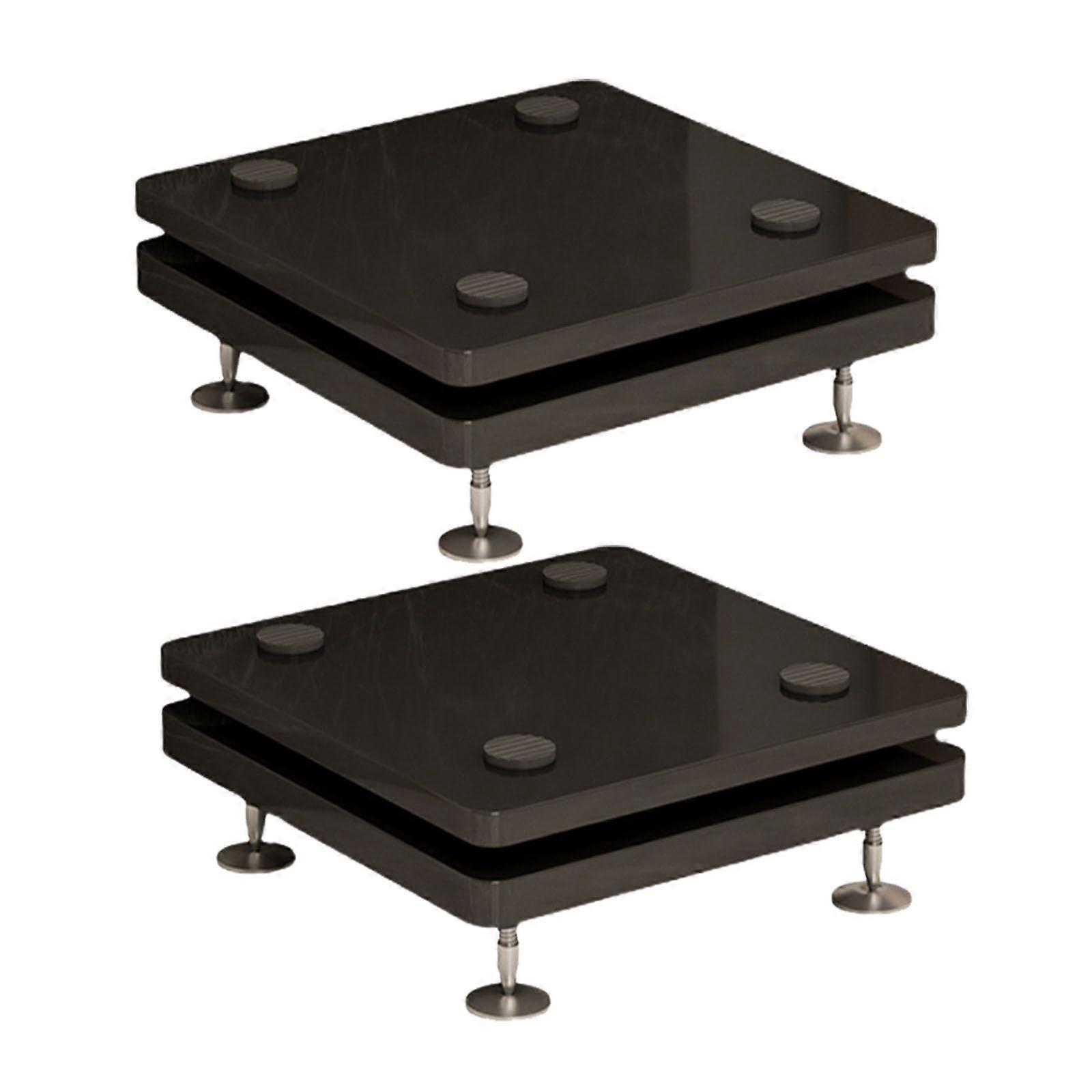 Subwoofer Isolation Stand with Copper Foot Spikes for Enhanced Sound Quality and Vibration Reduction, 25x30x8cm