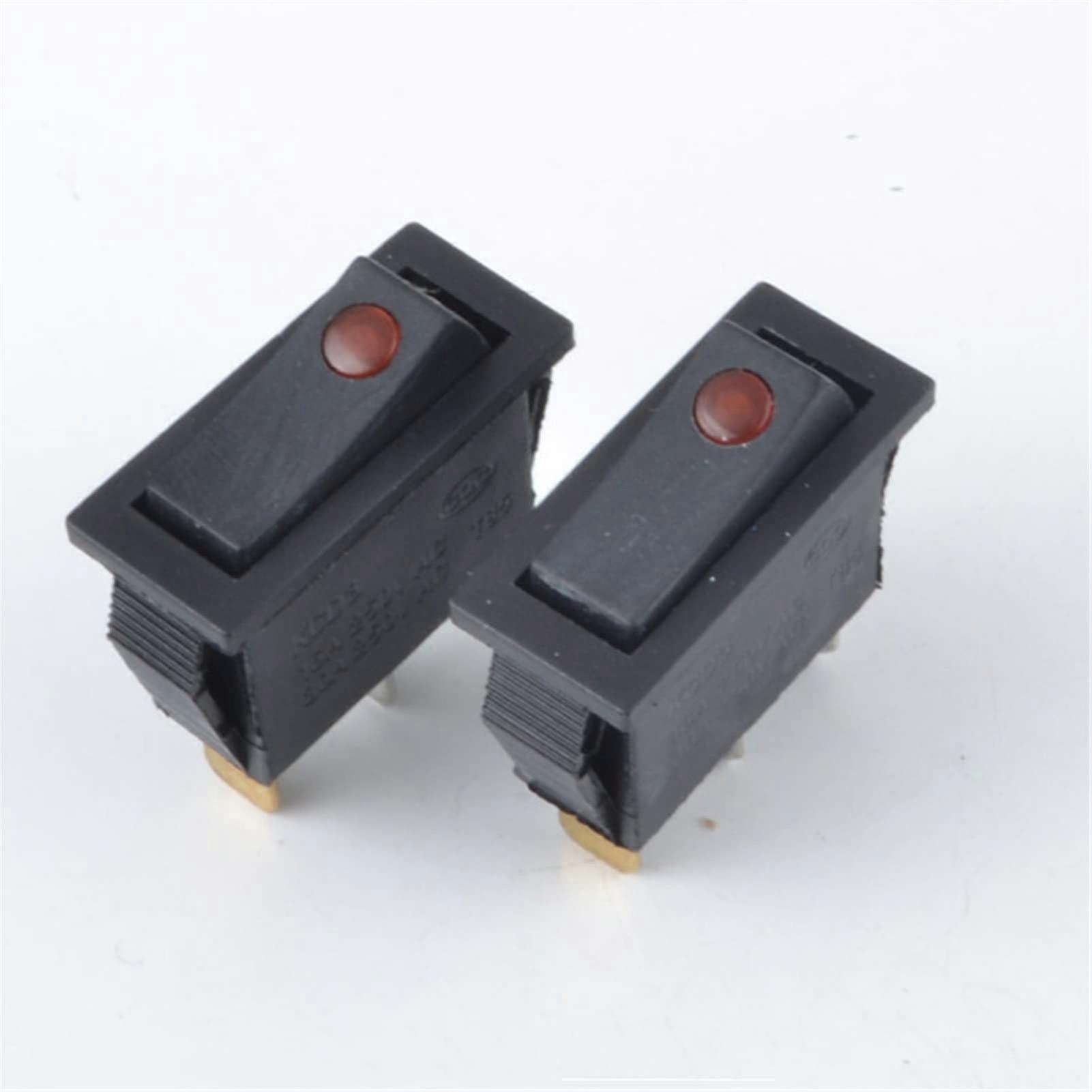 Rocker Switch AC 16A 250V, 3Pin SPDT KCD3, OnOff 3Position, Red Heater Table Power Switch