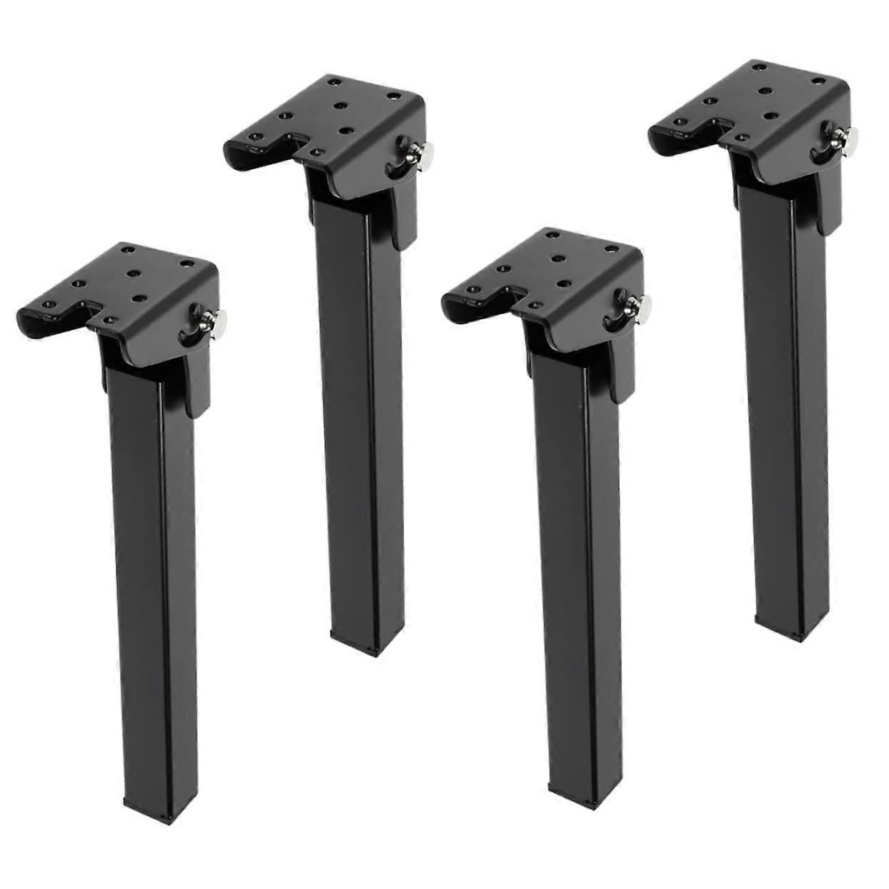 4pcs Heavy Duty Folding Table Legs Durable Iron Stable Support for Coffee Tables and Furniture