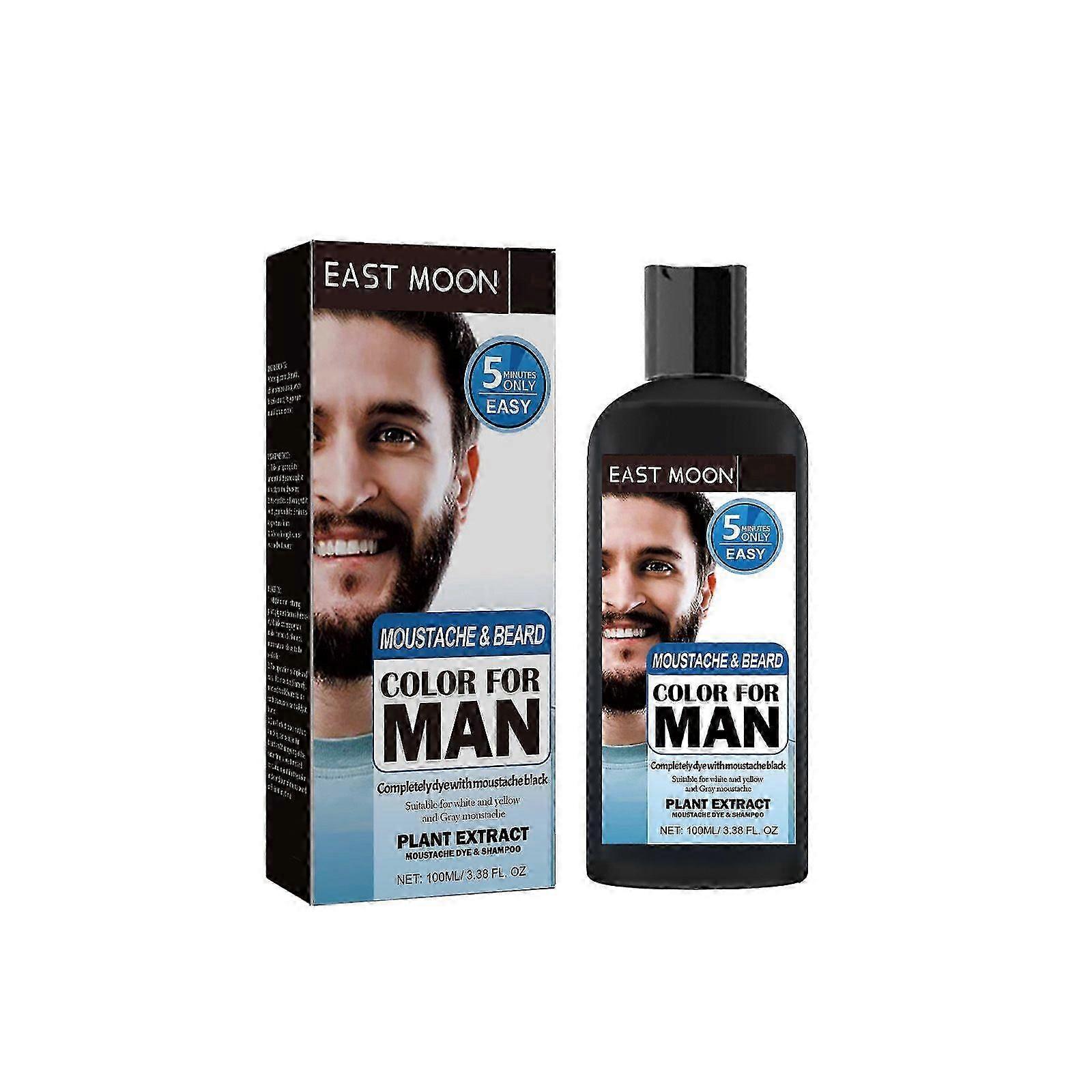 Quick Color Beard & Hair Dye Shampoo for Men