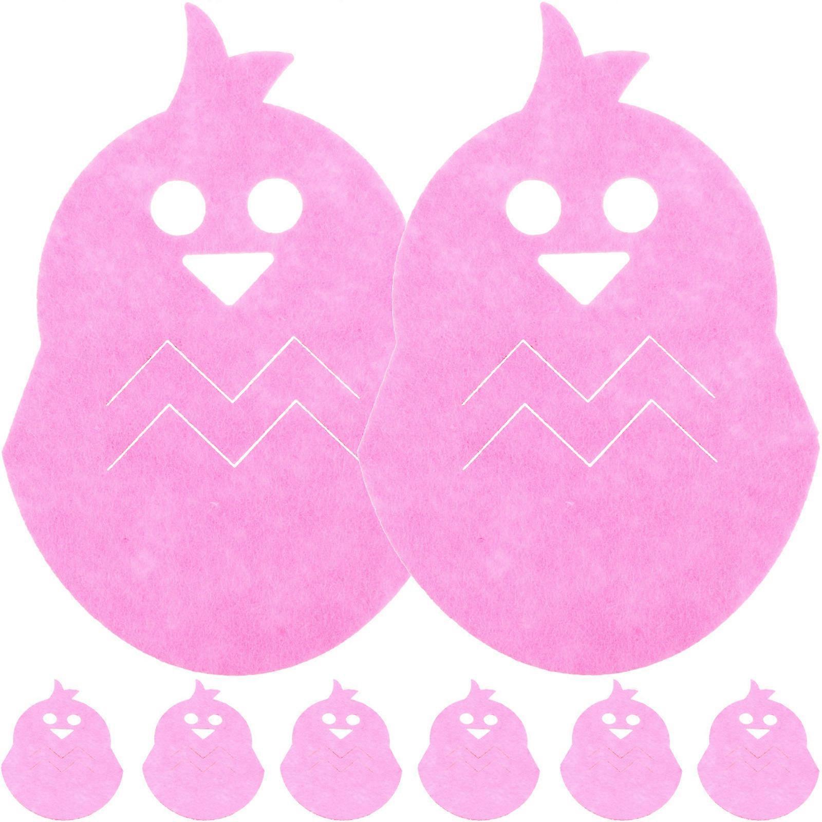 Chicken Shape Easter Cutlery Holder for Party Favor 32Pcs Set