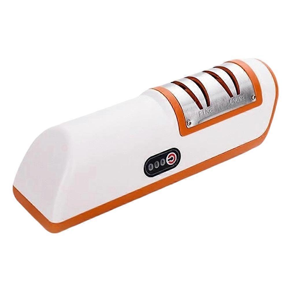 Electric Sharpener Battery Powered Kitchen Tool Knife Grinder with Speed Settings Fast Sharpening