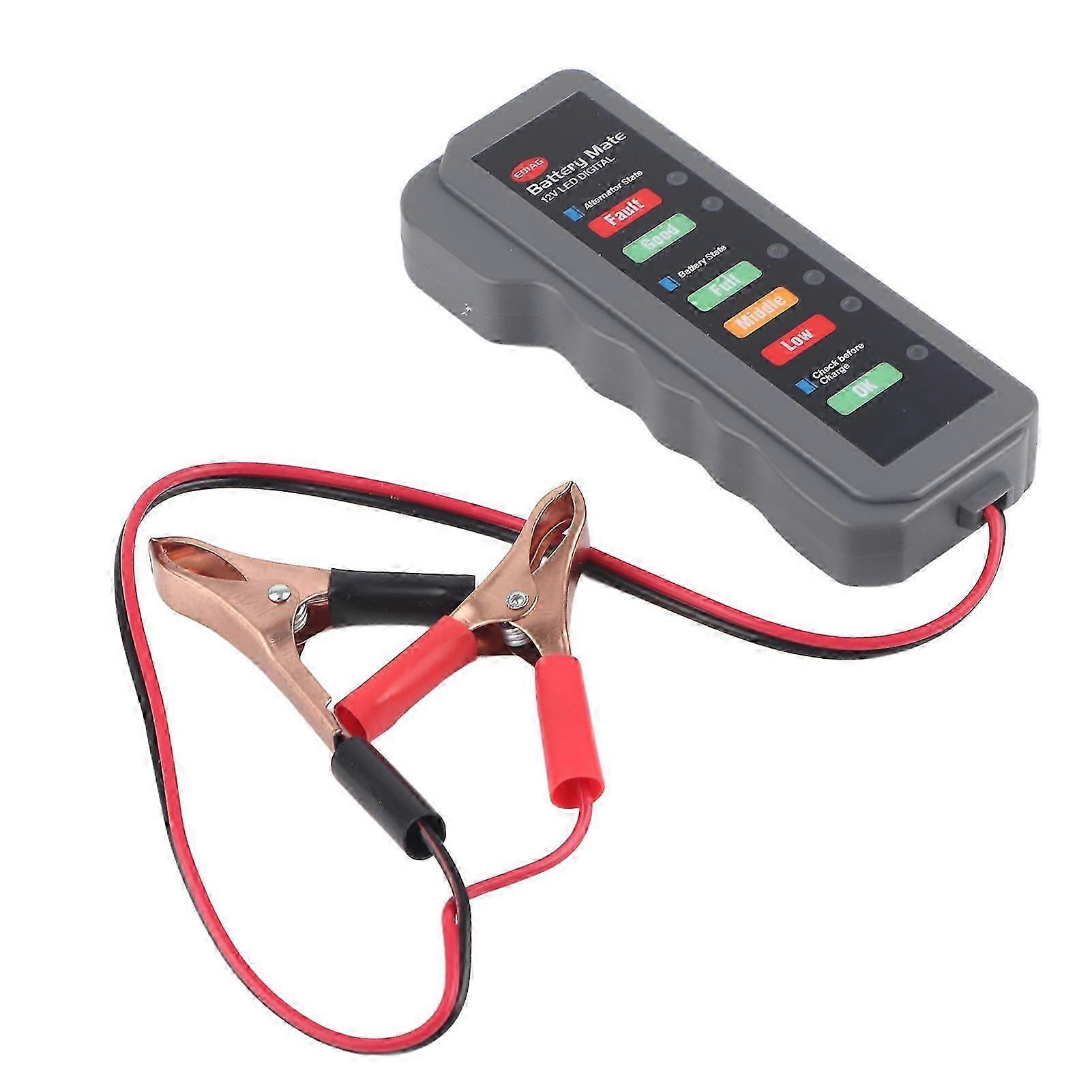 12V Car Motorcycle Battery Load Tester Analyzer Alternator Cranking Check