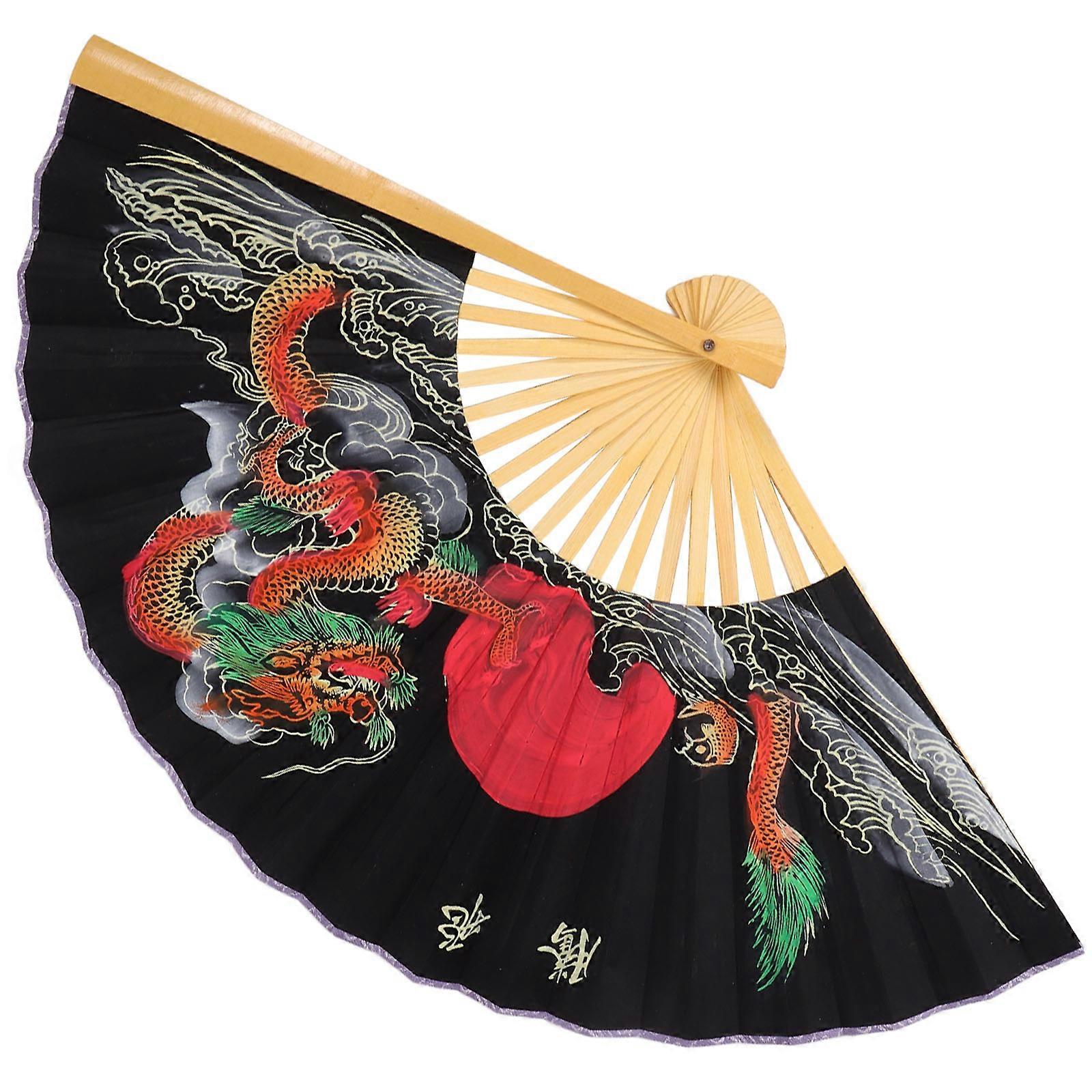 Large Folding Fan for Performance 1 Piece Oriental Wall Decor